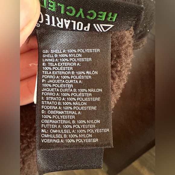 The North Face Black and Brown Denali Fleece Jacket - Picture 12 of 13